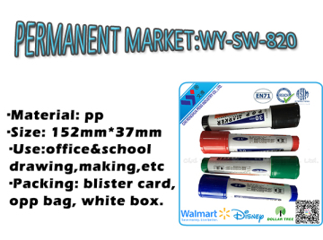 low price non-toxic body permanent waterproof marker pen