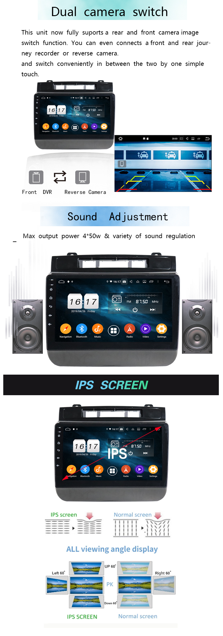 car dvd player car audio for VW Touareg 2012