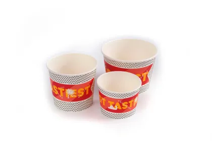 Durable Paper Cup for Fast Food Fries
