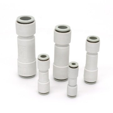 Dimensioni della valvola di ritegno pneumatico 4 mm, 6 mm, 8 mm, 10 mm, 12 mm: valvola del tubo dell'aria singolo