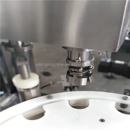 Semi-automatic Actavis Prometh Cough Syrup and Maple Syrup Bottle Filling Machine 100ml - 1000ml