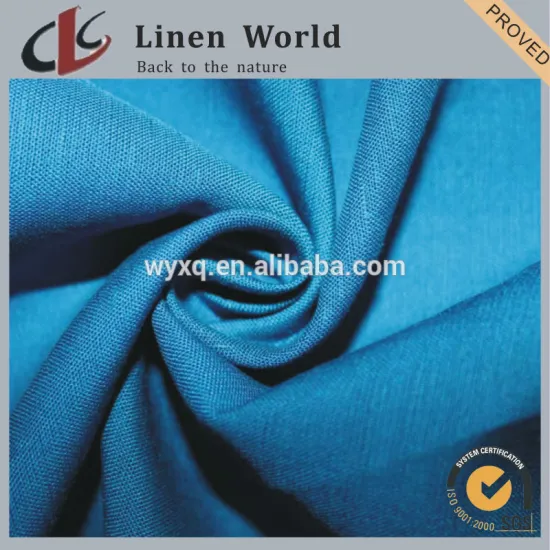 L14s*R14s High quality Linen Ramie plain dyed fabric