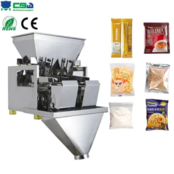 Semi-Automatic Sugar Grain Packaging Machine: 2-Head Linear Weigher