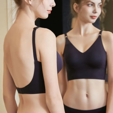 Seamless Low Back Bralette Bras Deep U Backless Brassiere M-6XL