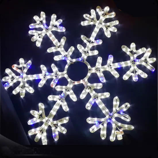Commercial hanging decor merry christmas led snowflake