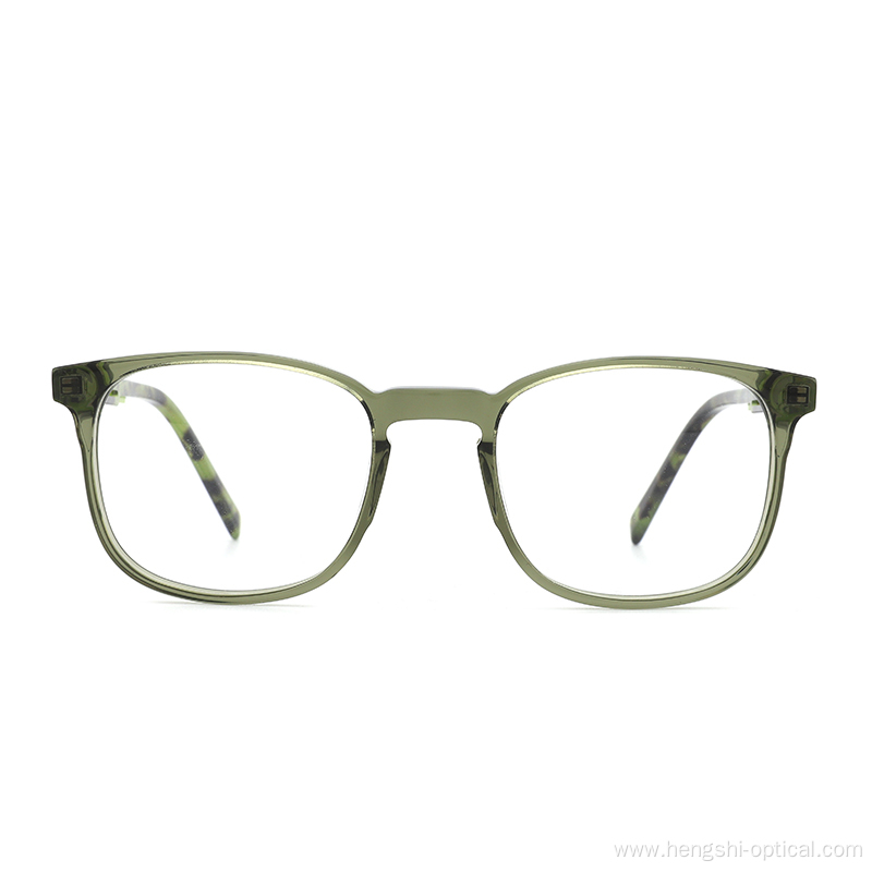 Metal Optical Eyewear Specs Custom Fashion Eye Glass Eyeglasses Acetate Frames For Men Women