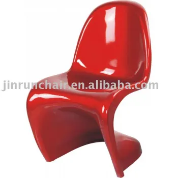 modern ABS bar chair with the shape of "S"