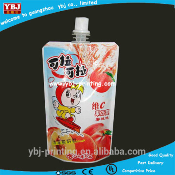 Wholesale custom liquid stand up spout pouch