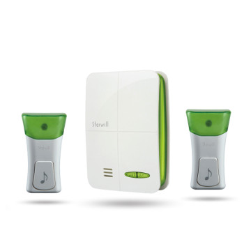 Wireless Battery-Powered Factory Wholesale Deaf Doorbell with Light