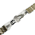 Pulsante Push Hidden Class Metal Watch Bands