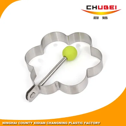Most Popular Simple Plum-shaped Stainless Steel Egg Ring Mold