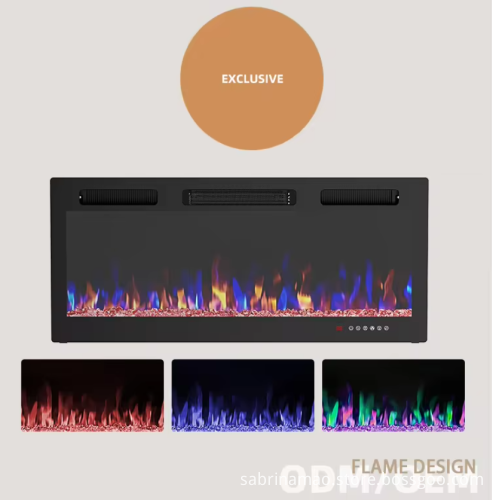 insert electric fire place fireplace Wall Mounted Electric Fireplaces ULTRA THIN Recessed Electric Fireplaces