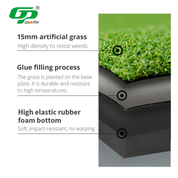 Premium Artificial Long and Short Grass Hitting Mat
