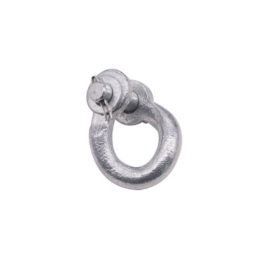 Hot dipped galvanized twisted clevis for linking fittings