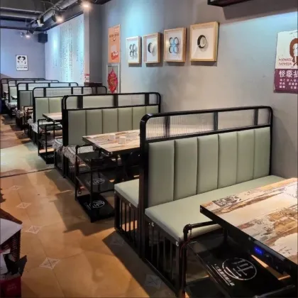 Western-style fine dining restaurant sofa