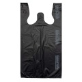 Black Grocery Supermarket Custom Plastic Packaging Bags