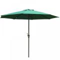 Paraguas de la mesa del patio al aire libre de 270 cm con 8ribs