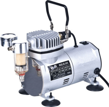 Oil-Free 110V Mini Oilless Air Micro Piston Vacuum Airbrush Pump Compressors for Art Painting