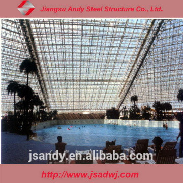 High Quality Low Cost Roofing Space Frame building for swimming pool
