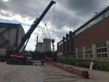 120ton Telescopic Crawler Crane FWT120