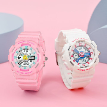 DIRAY 216ADC Dual Time Student Sports Watch - High Quality Luxury Relogio Digital