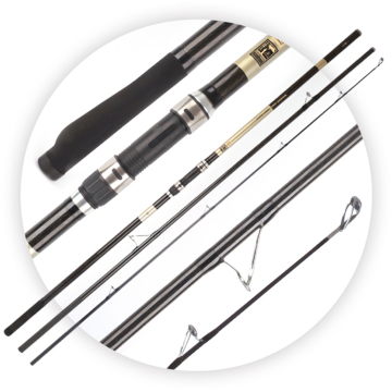 High Carbon 3-Section OEM/ODM Distance Throwing Surf Rod 12' (3.6m-4.5m) for Lure Weight 100-250g
