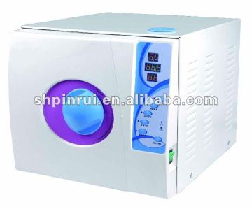 Three times pre-vacuum autoclave preceding vacuum drying