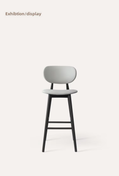 Luxury Modern Italian Wood Bar Chair