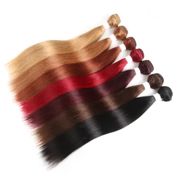 Kemy Hair Red Color BURG Raw cambodian virgin india human hair vendors cuticle aligned brazilian human hair bundles extension