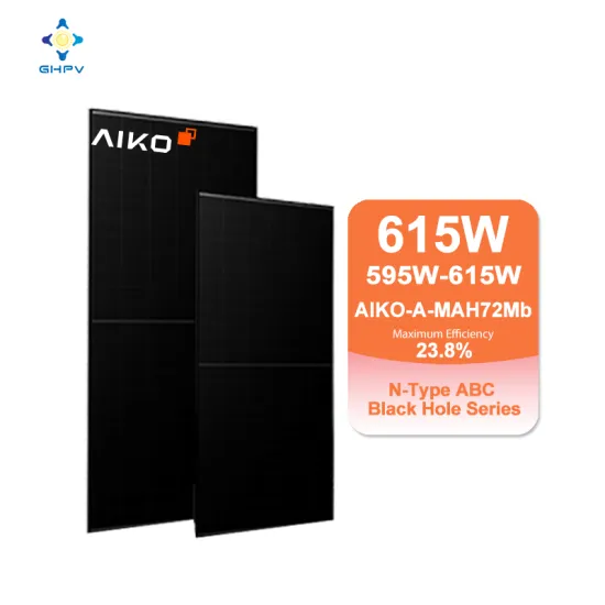 Aiko High-Power 600W N-Type ABC Full Black Solar PV Modules: Latest Technology in Solar Energy Solutions