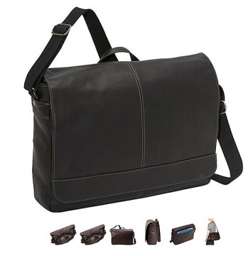 New Fashion PU Leather Laptop Messenger Shoulder Bag