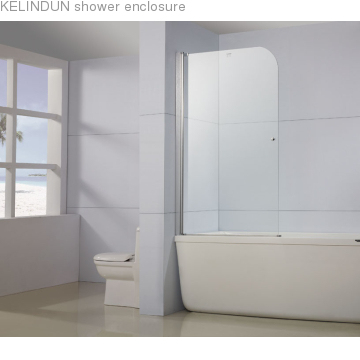 Radius bath screen  tub door  U-002