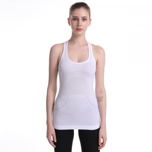 Camisa de yoga sin mangas para mujer