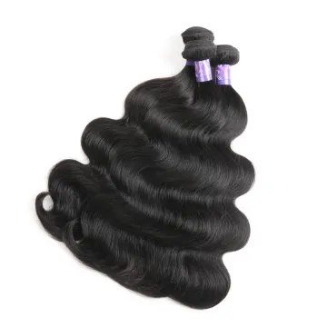 ruimei natural color loose wave free sample bundles peruvian hair with closure remy brazilian human bundles