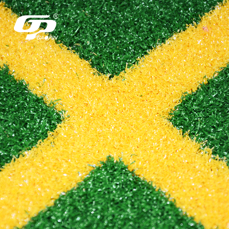 3D golf hitting mat grass