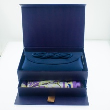 Cajón de regalo magnético personalizado de empaquetador de bufanda de lujo