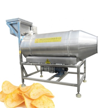 Ciągła maszyna do przypraw bębnowych do chipsów ziemniaczanych i chipsów bananowych