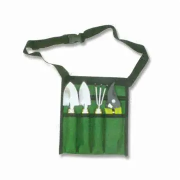 Garden Tool Set, Includes Grass Rake, Garden Shovel, Trowel, Water Sprayer, Shear and Gloves