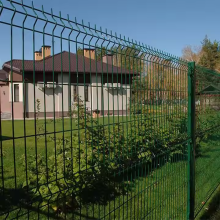 Green Garden Powder revestido com fios galvanizados cerca
