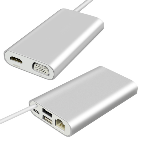 USB C TO HDMI / VGA / PD / USB3.0 Type-cアダプター