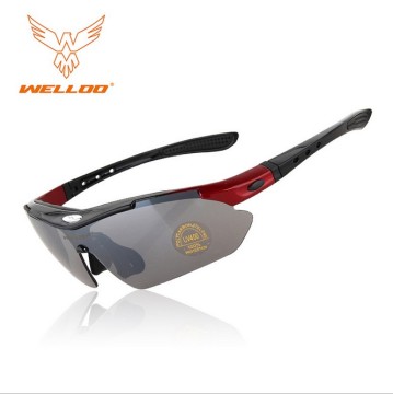 Bicycle riding UV400 sports sunglasses dust protection glasses with gift box