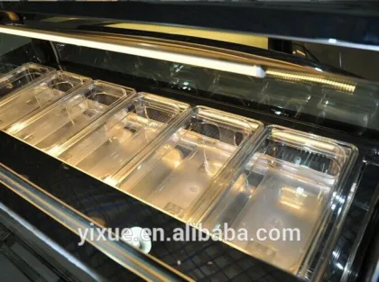 high quality !!IDesktop Ice cream freezer display case for Haagen-dazs Guangzhong factory