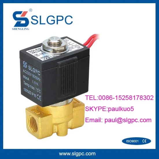 CE low pressure steam normally open water solenoid valve zero pressure SLGPC-VX2120-08NO