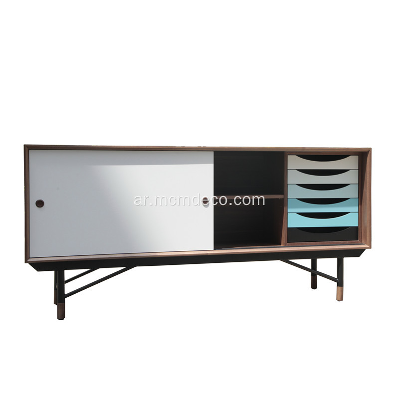 الفنلندي Juhl الجوز Credenza المقلدة