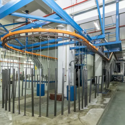 Smart Temp Control Vertical Powder Coating Line