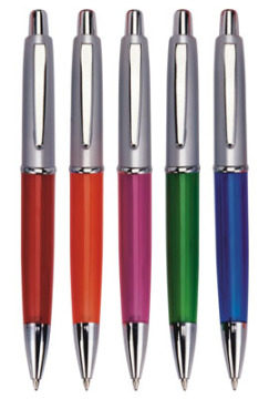 Promotion Ballpoint Pen Press Action Transparency Plastic Cheap Ball Pen