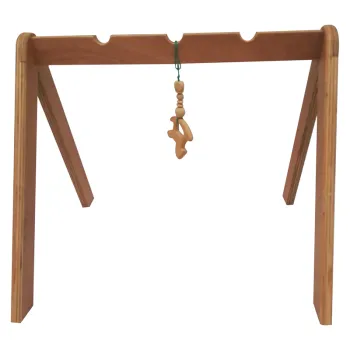 Popular Affordable Eco-Friendly Wooden Baby Activity Gym with Hanging Toys