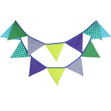 Factory Cotton Flag Chain Pennant Banner for Kids' Room Decoration