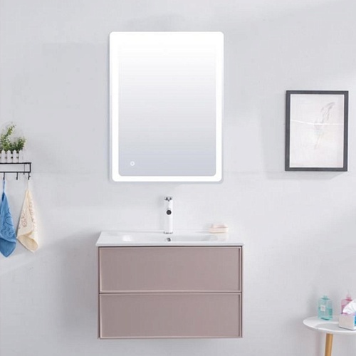 Vanité de salle de bain en chêne de meilleure qualité avec miroir