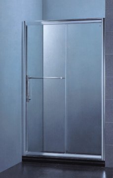 2 fixed 1 open shower door alcove Swing Shower Door
